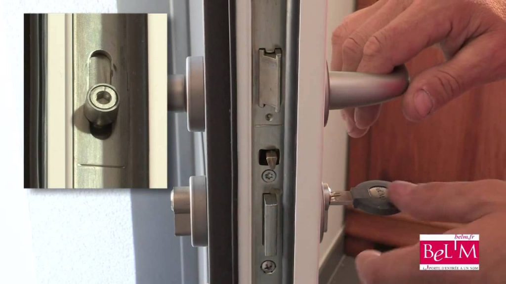 serrure 3 points à cylindre